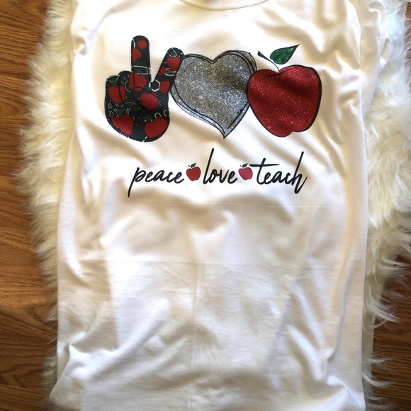 Peave Love Teach Tee - Picture 3 of 5